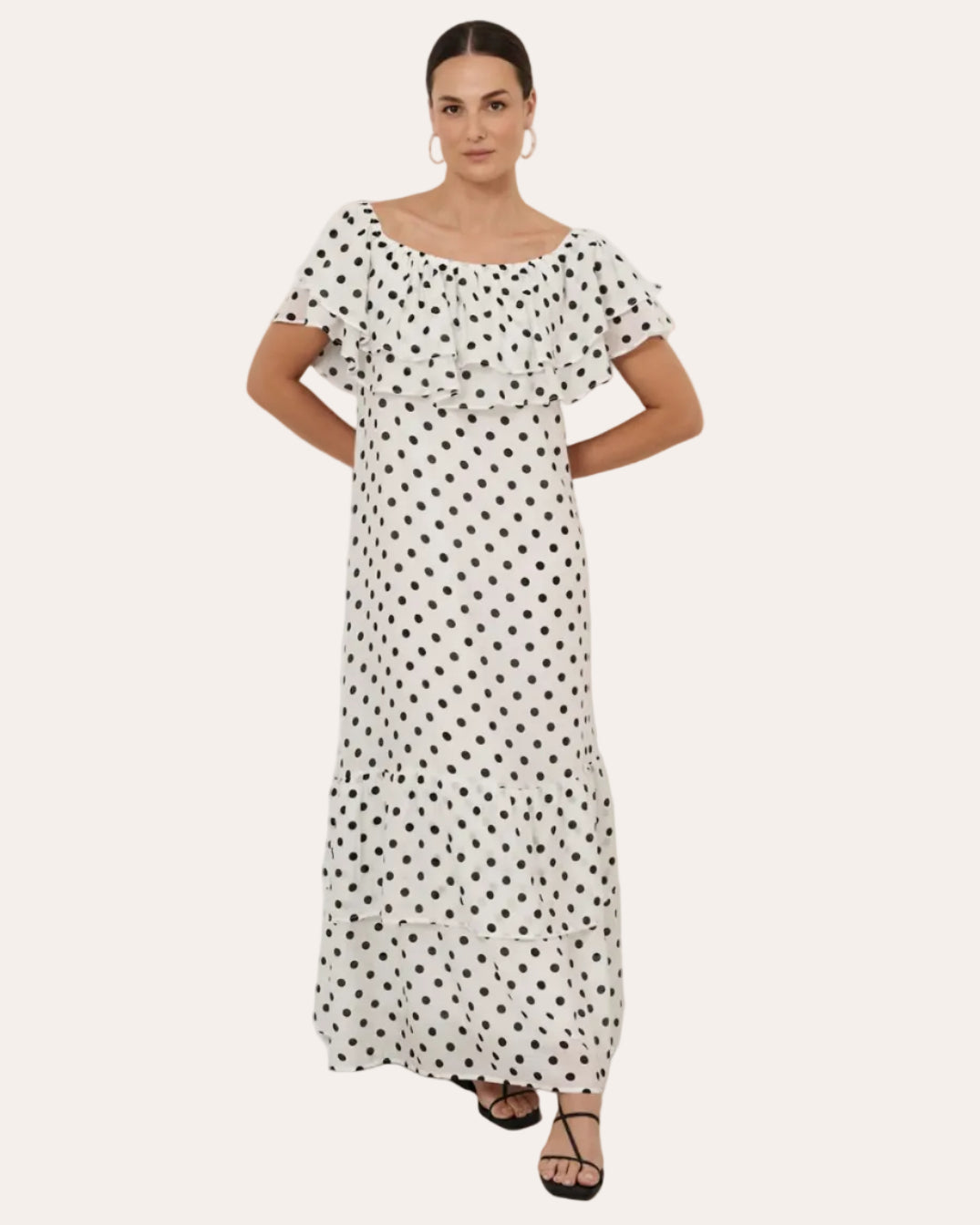 Kalani Frill Maxi in Spot