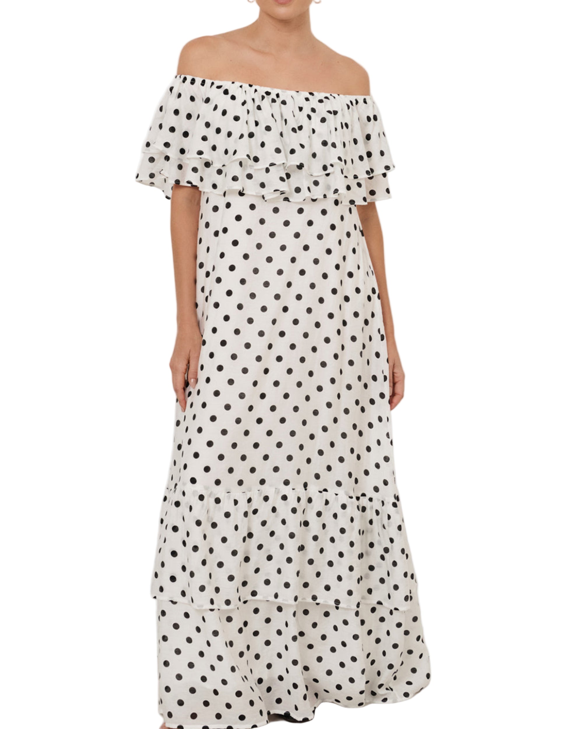 Kalani Frill Maxi in Spot