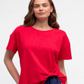 Easy Tuck Tee - Cherry